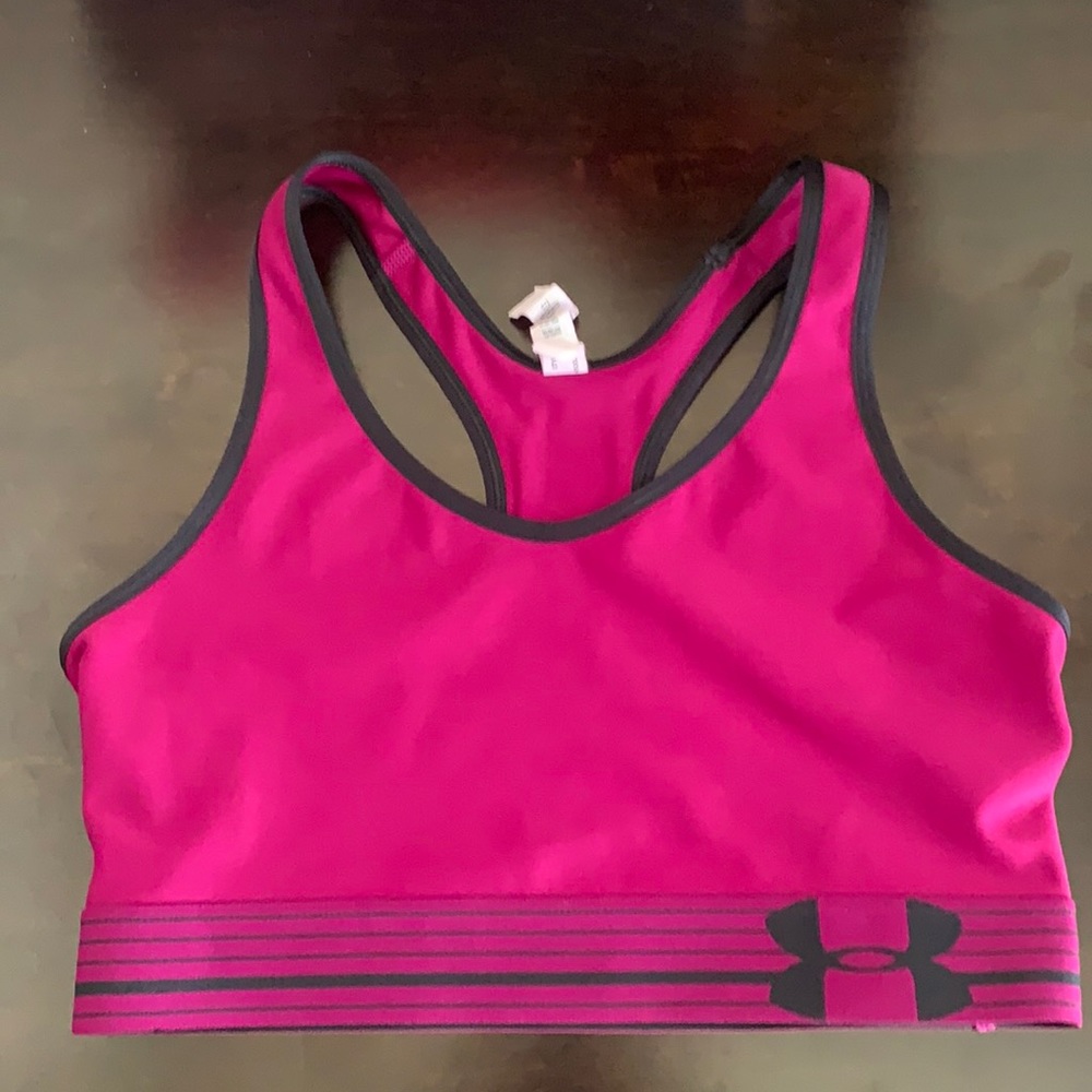 Under Armour compression sports bra